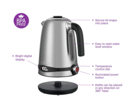 Salton Variable Temperature Kettle 1.7 L